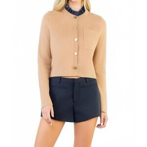 NEW THML barkeer sweater in tan